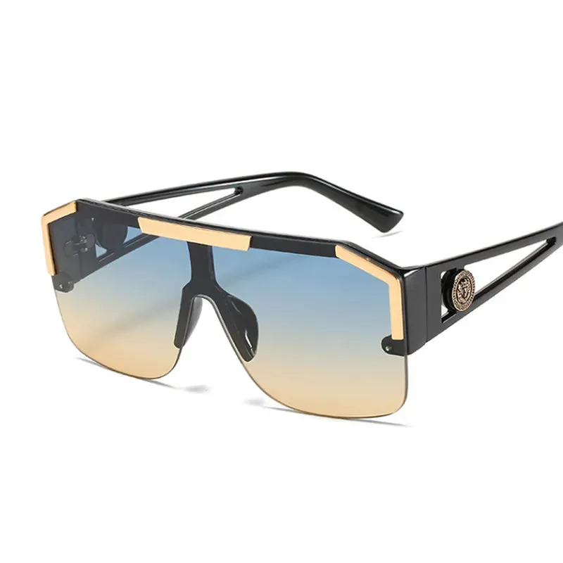 Luxury Oversized Mens Designer Sun Glasses