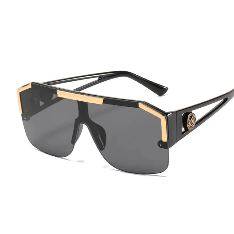 Luxury Oversized Mens Designer Sun Glasses