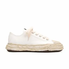 Maison MIHARA YASUHIRO "PETERSON23" OG Dyed Sole Canvas Low-Top Sneaker (White)