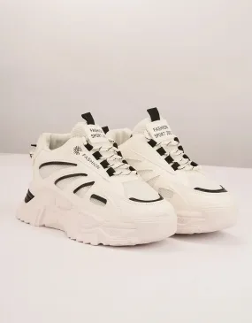 Monochrome Motion Sneakers