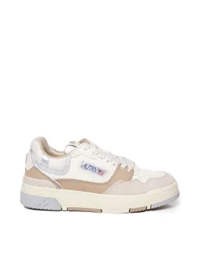Multinatural Suede Sneakers with Logo