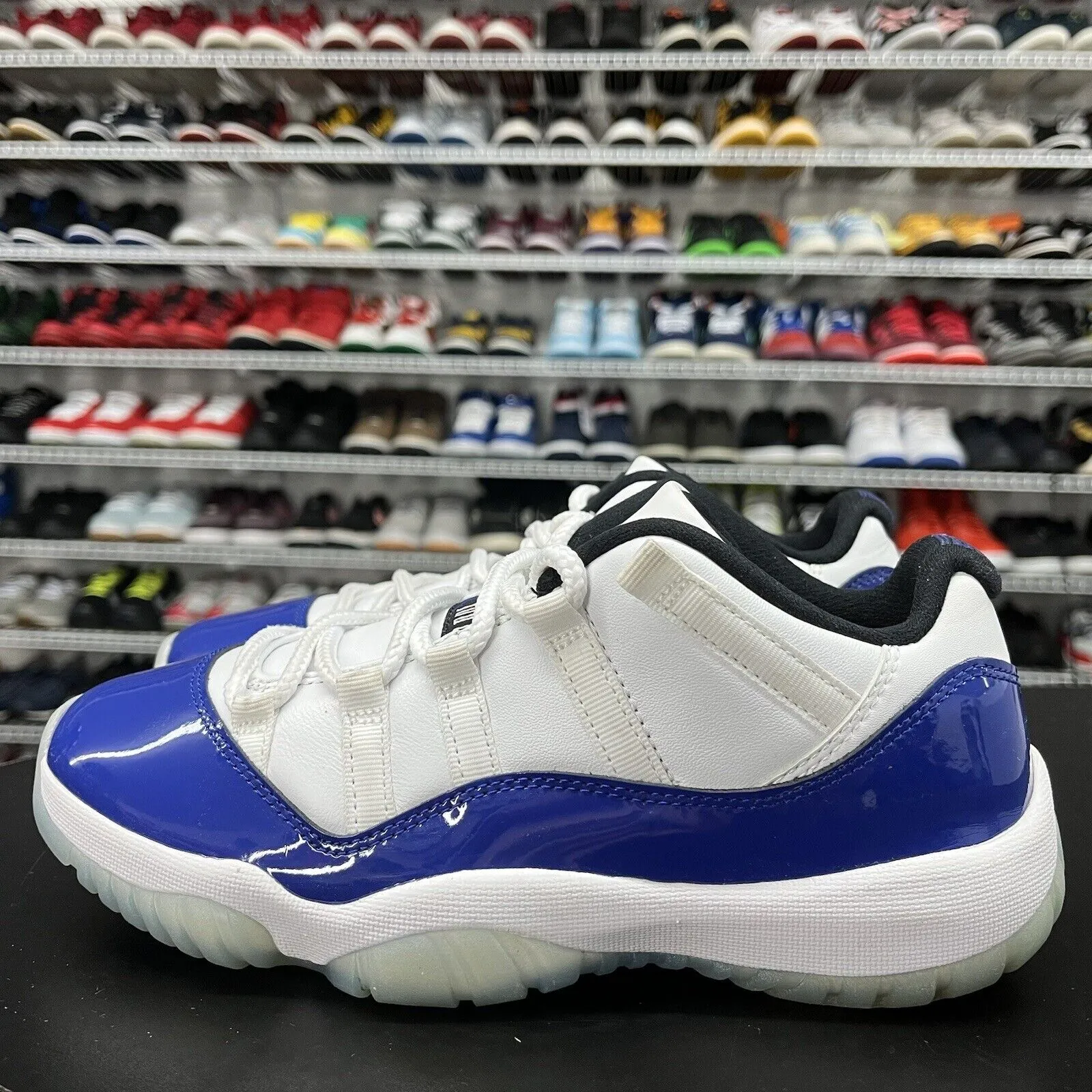 Nike Air Jordan 11 Retro Low White Concord Women's AH7860-100 Women's Size 8.5