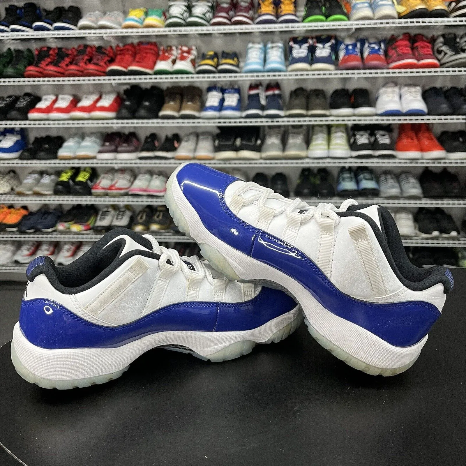 Nike Air Jordan 11 Retro Low White Concord Women's AH7860-100 Women's Size 8.5