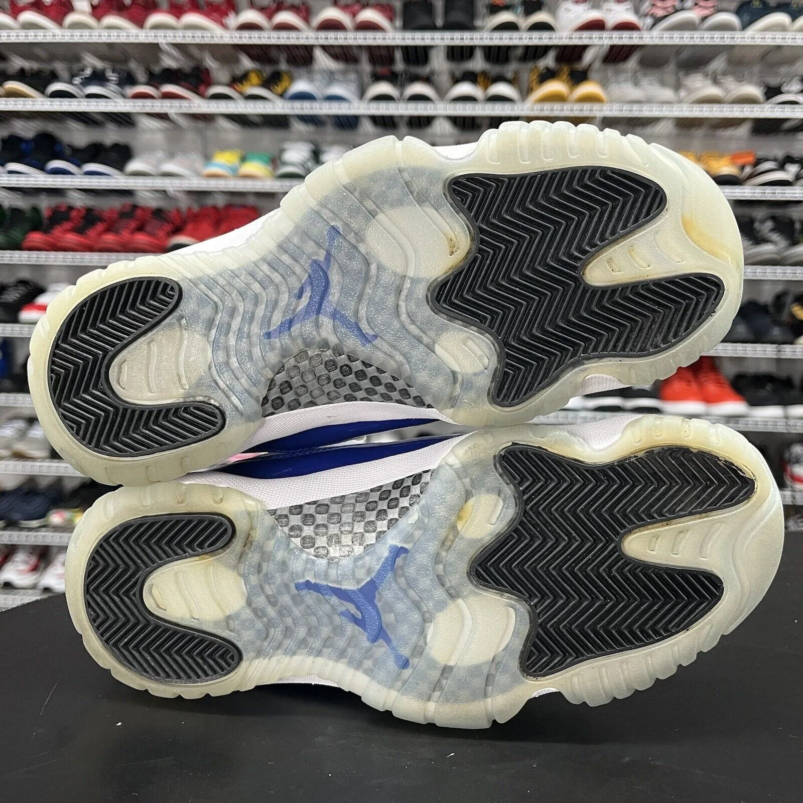 Nike Air Jordan 11 Retro Low White Concord Women's AH7860-100 Women's Size 8.5