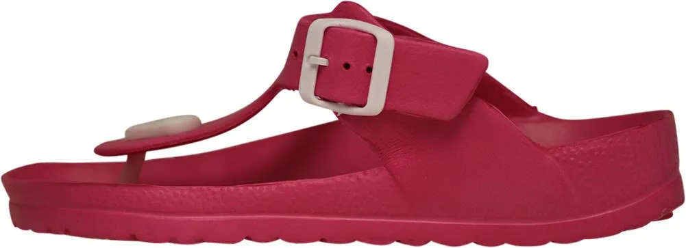 Norty Womens Flip Flop Clog Hot Pink