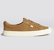 OCA Low Camel Suede Sneaker Men