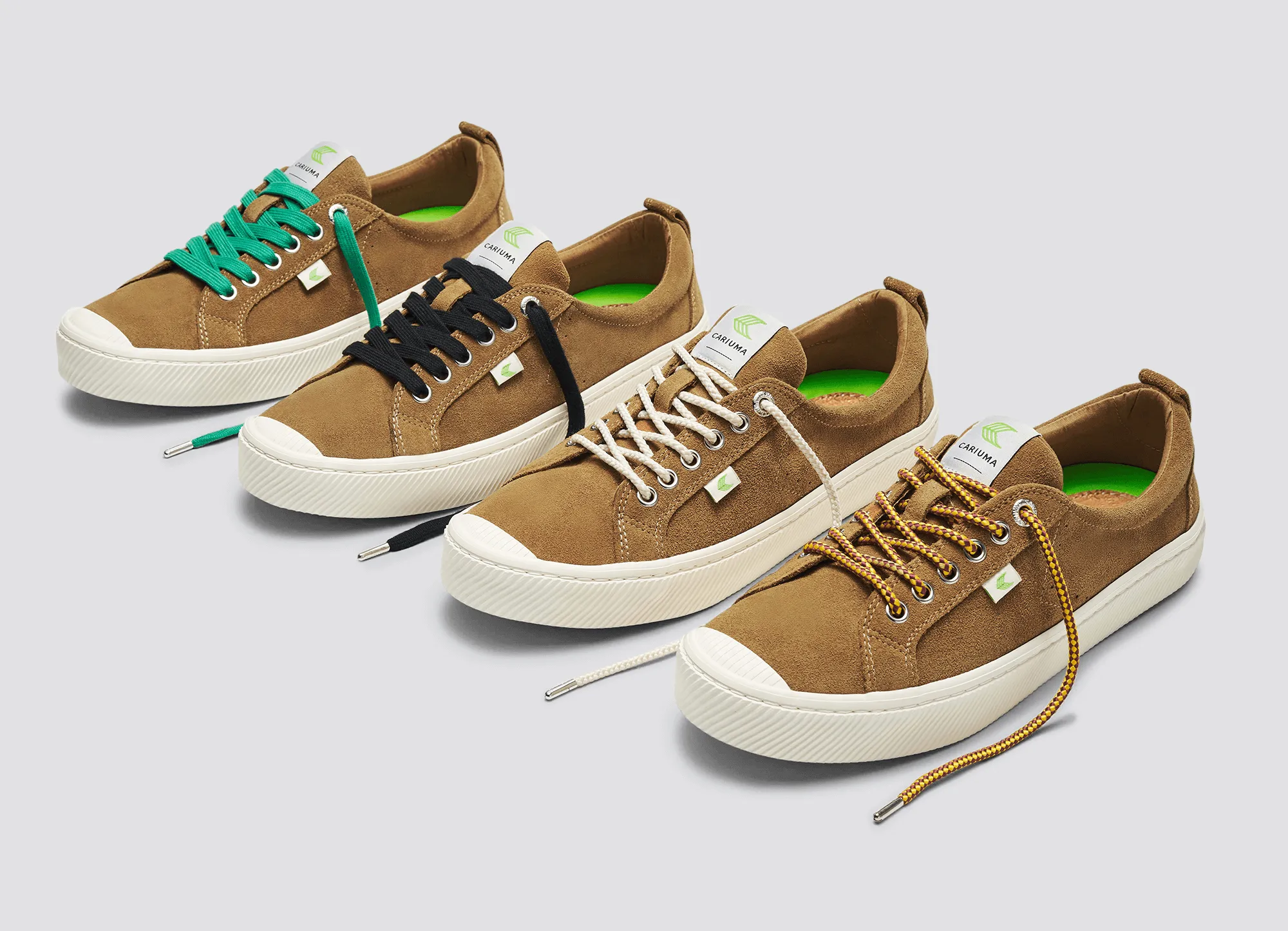 OCA Low Camel Suede Sneaker Men