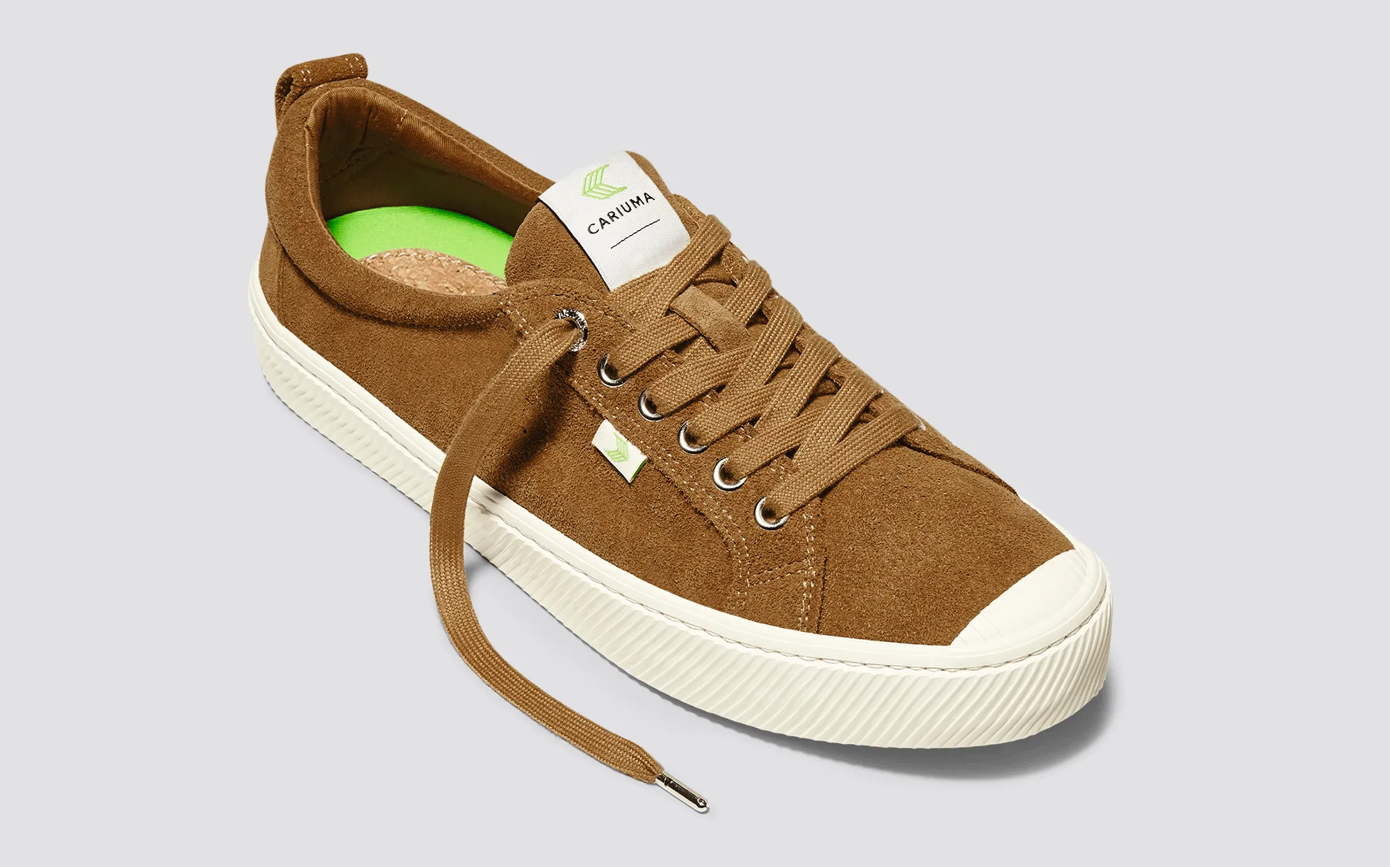OCA Low Camel Suede Sneaker Men