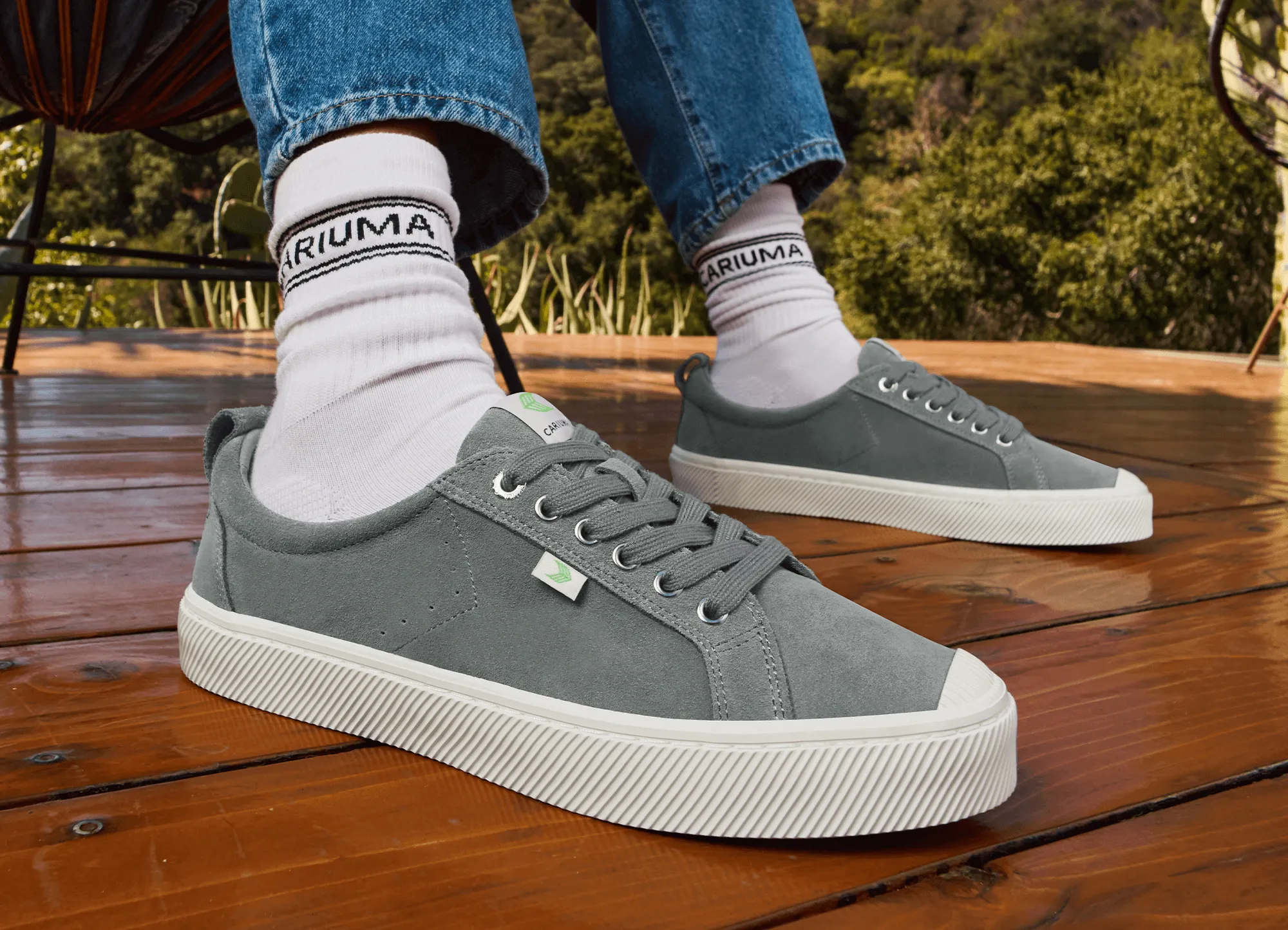 OCA Low Camel Suede Sneaker Men
