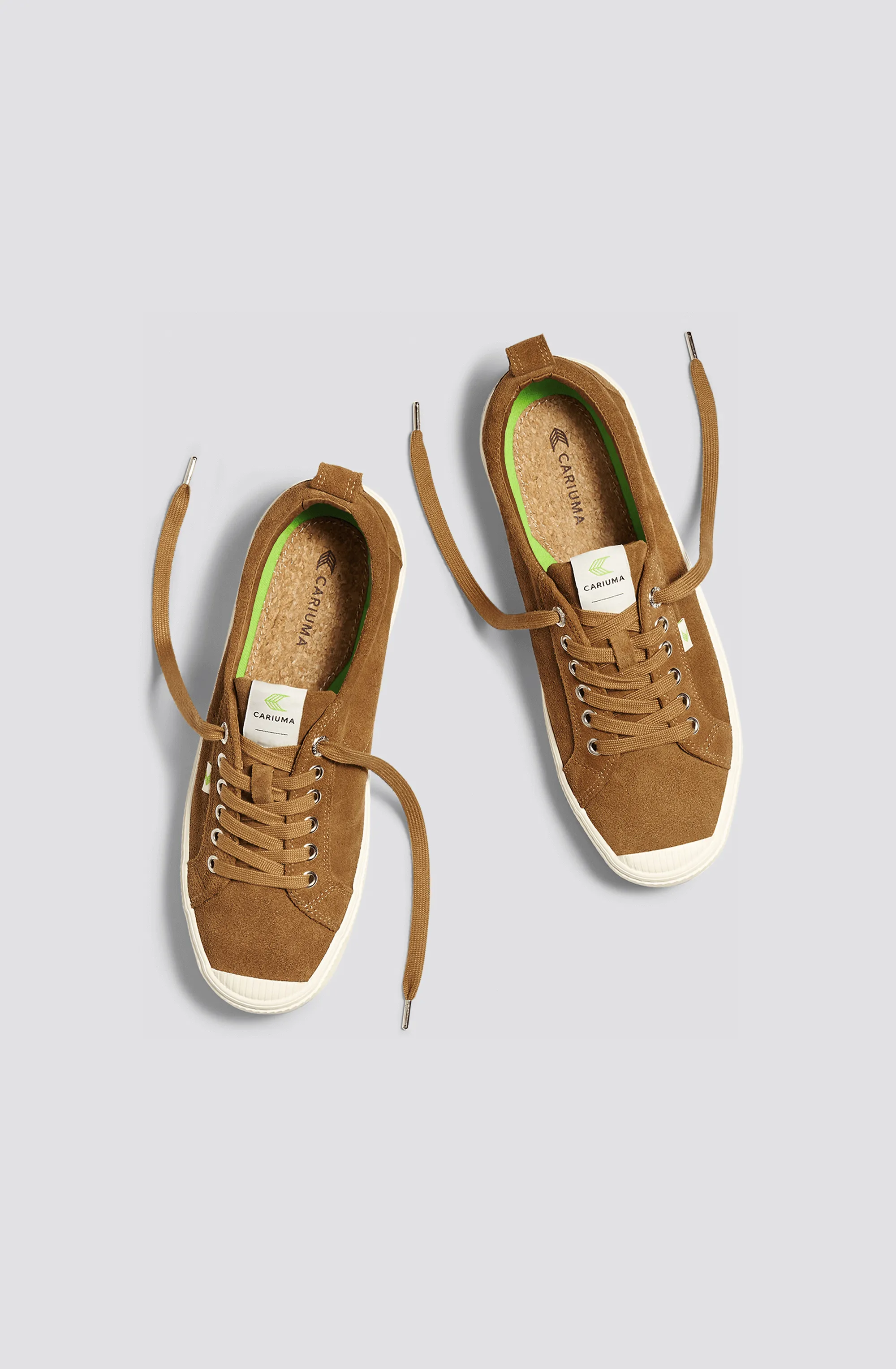 OCA Low Camel Suede Sneaker Men
