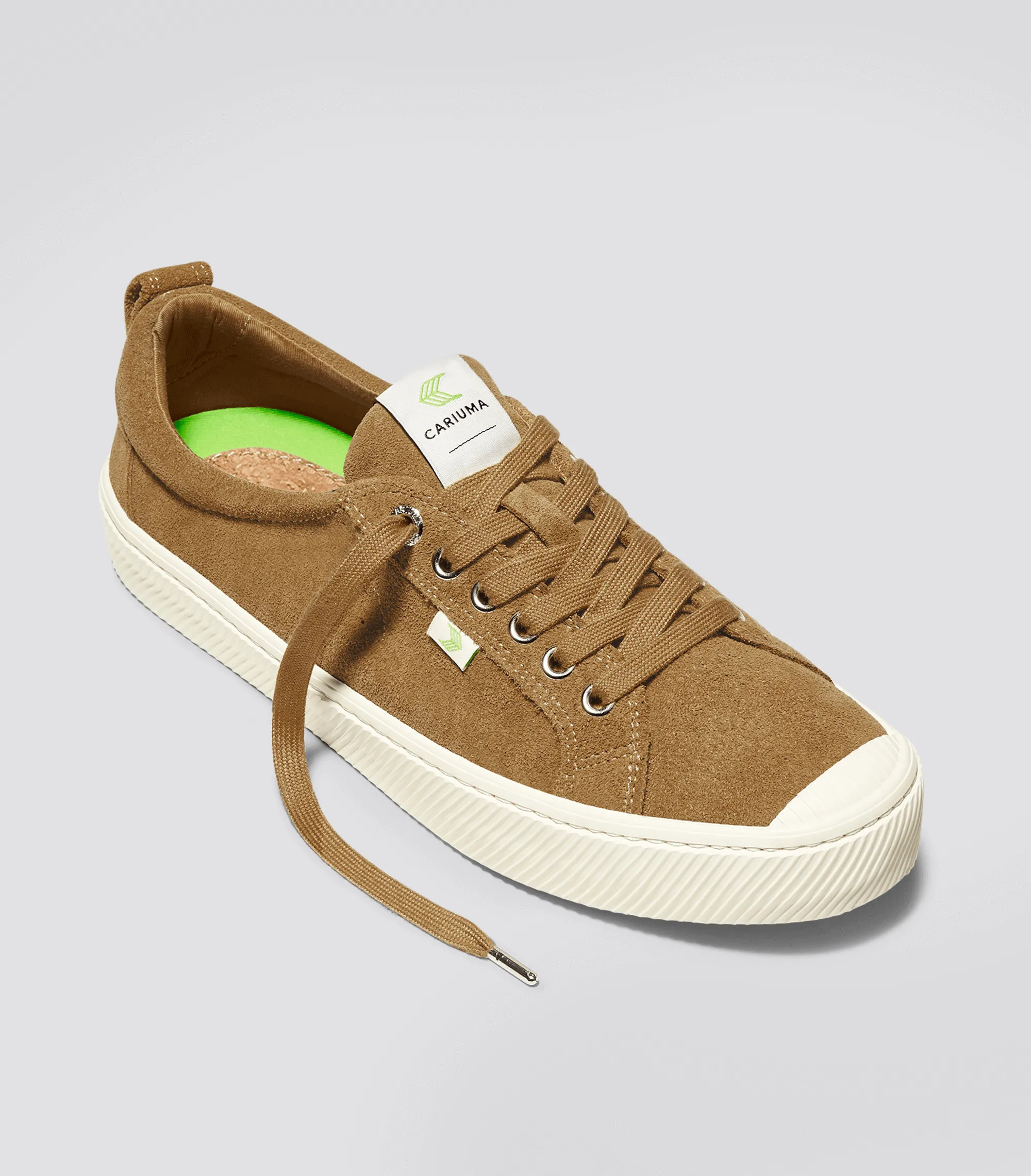 OCA Low Camel Suede Sneaker Men