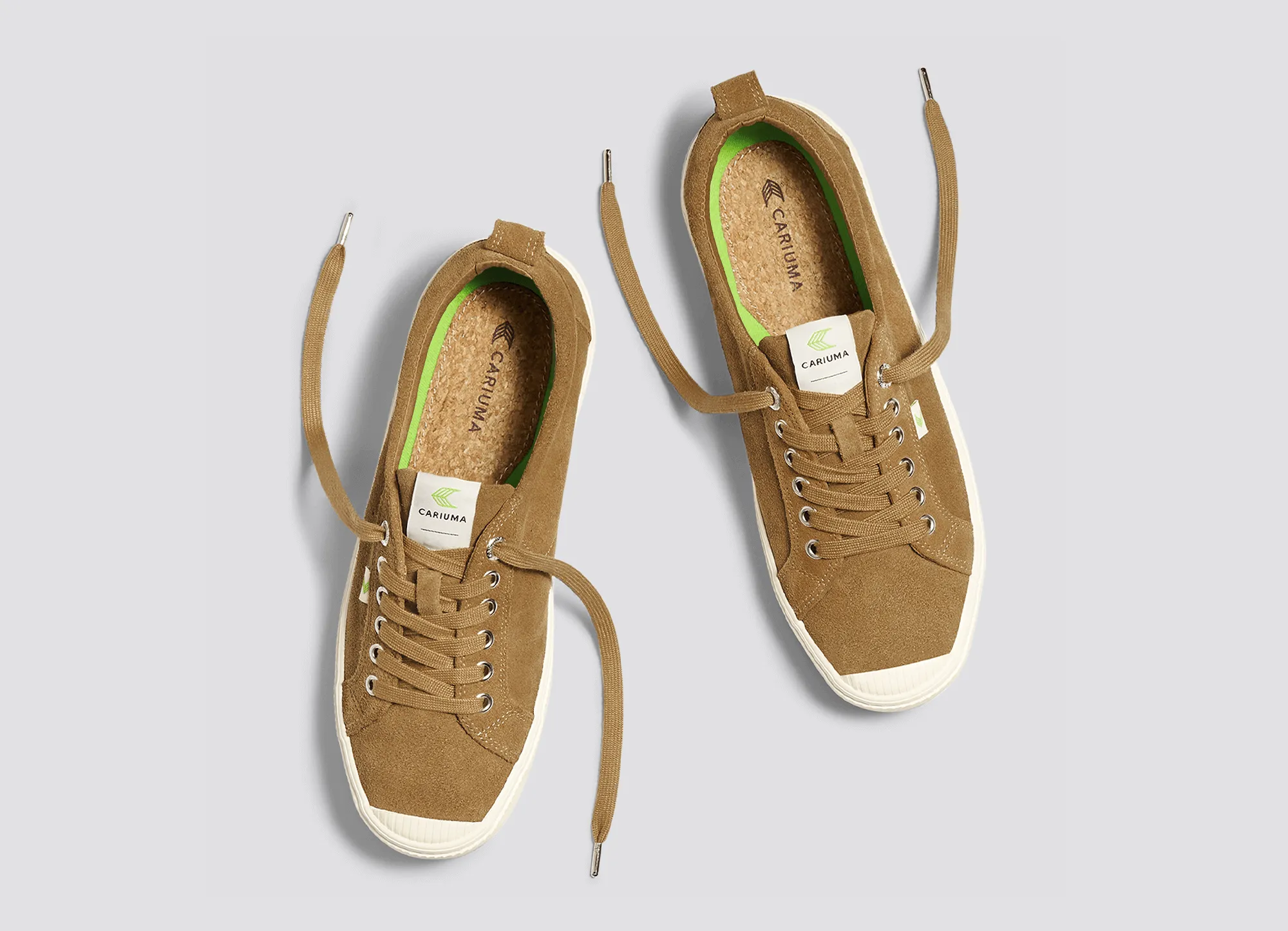 OCA Low Camel Suede Sneaker Men
