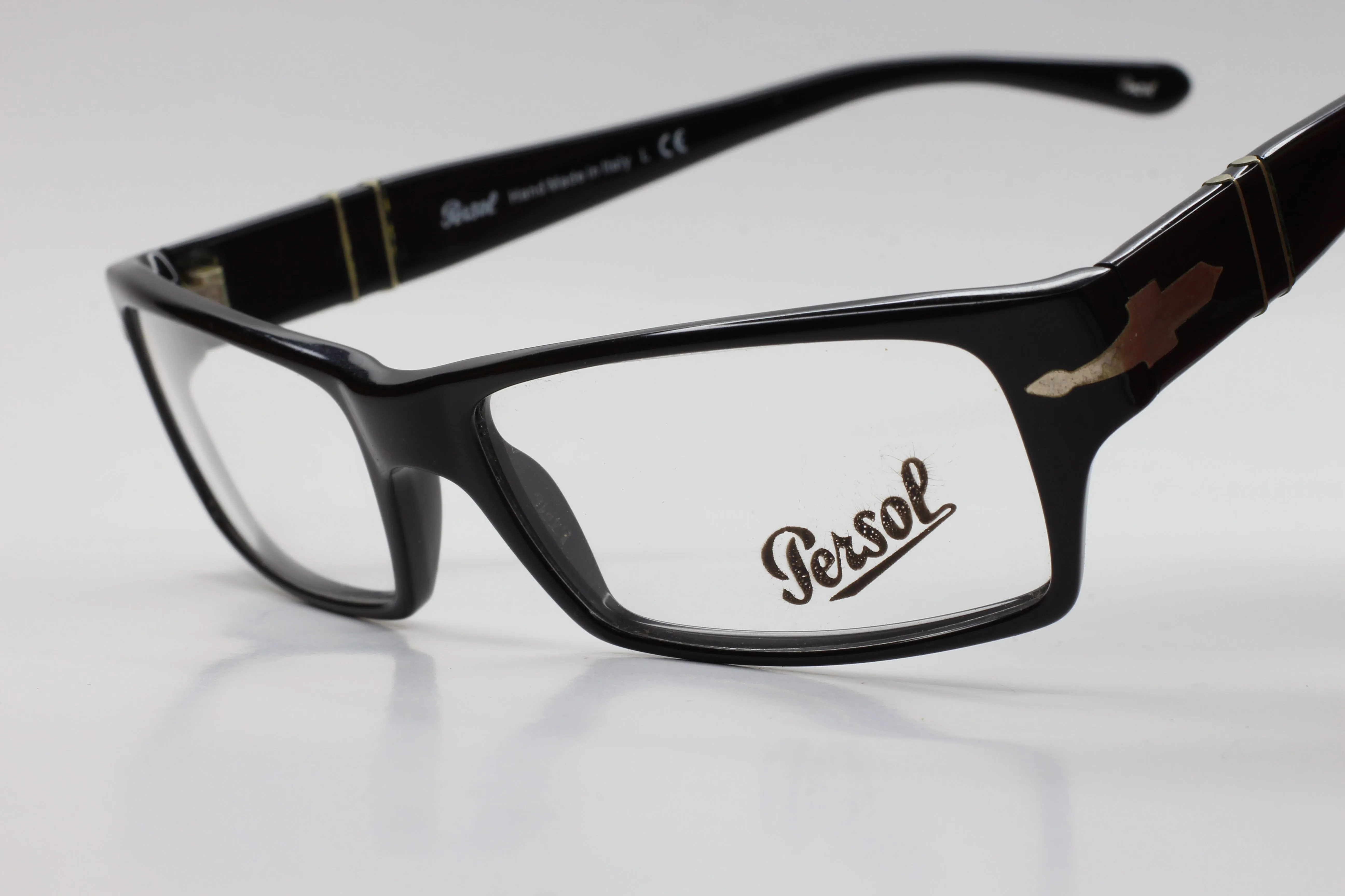 Persol PO2857V 95 Black Acetate Designer Eyeglasses