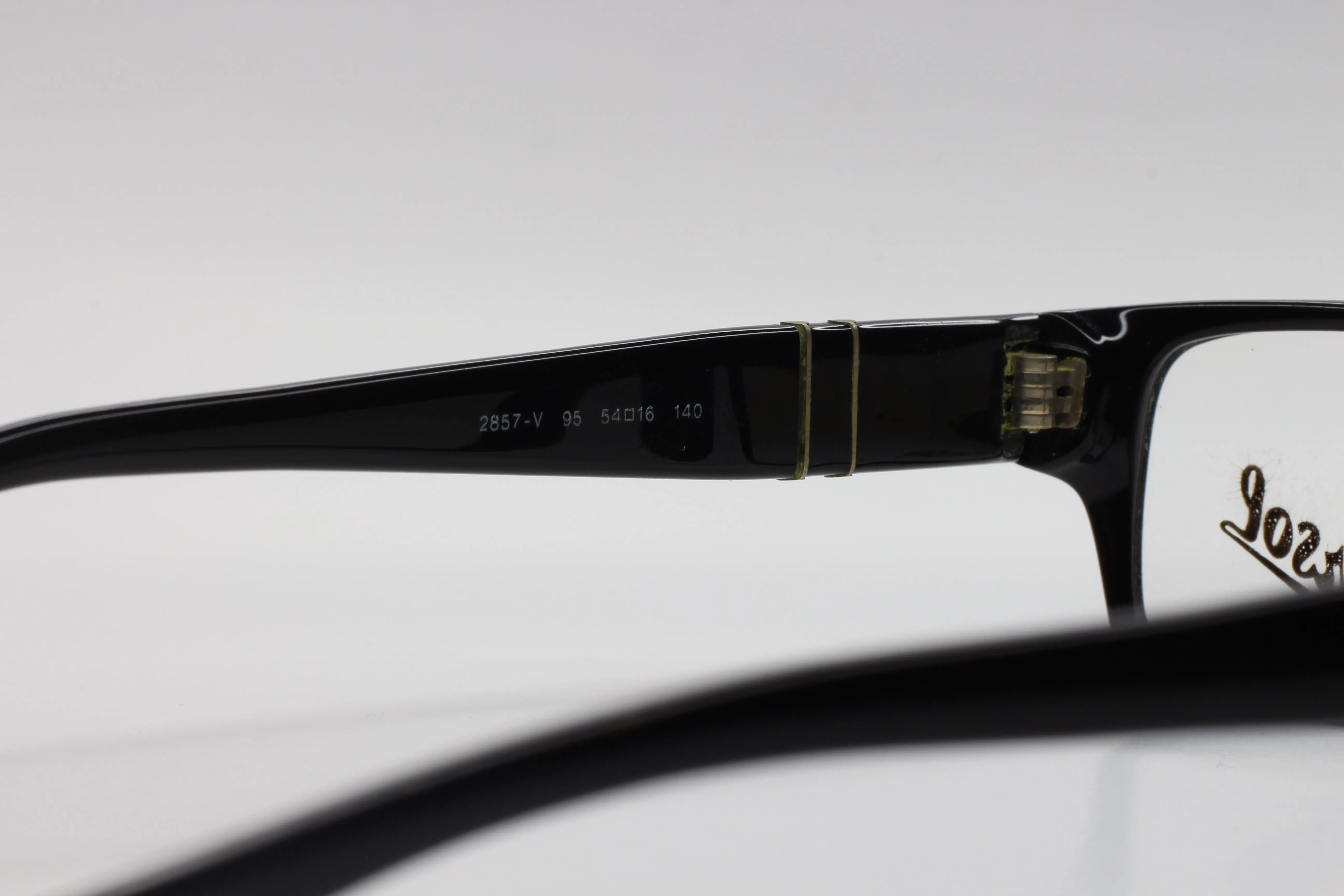 Persol PO2857V 95 Black Acetate Designer Eyeglasses