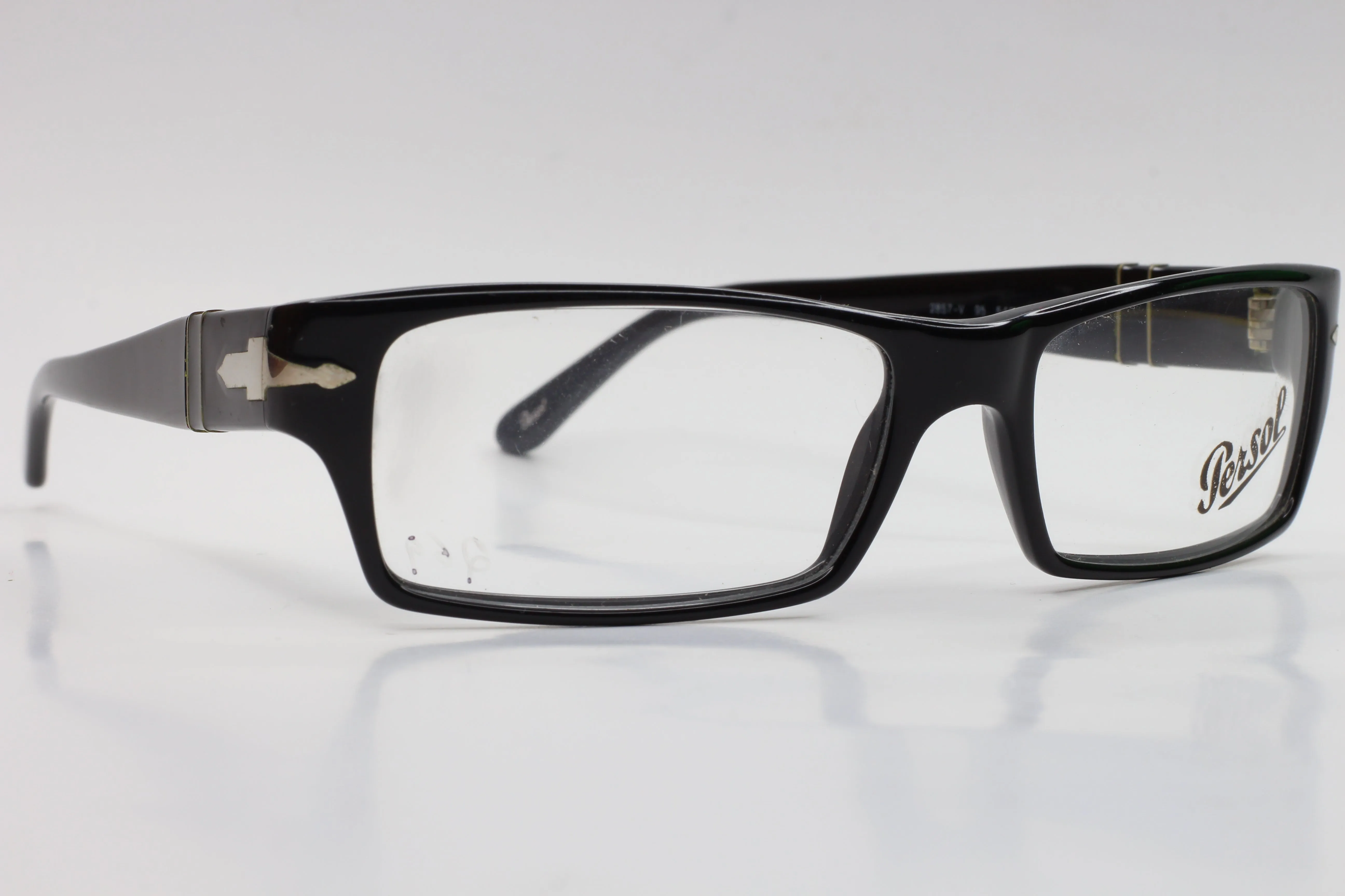Persol PO2857V 95 Black Acetate Designer Eyeglasses