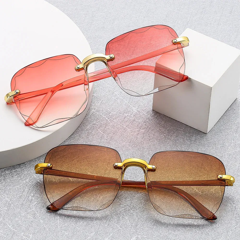 Rimless Designer Alloy Shades