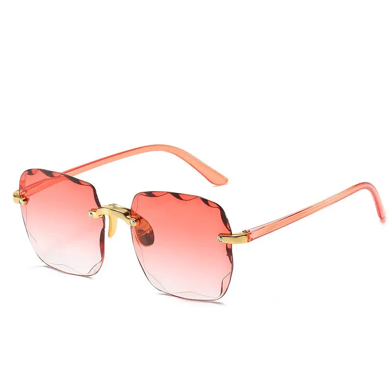 Rimless Designer Alloy Shades