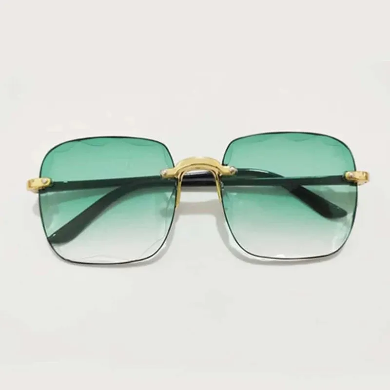 Rimless Designer Alloy Shades