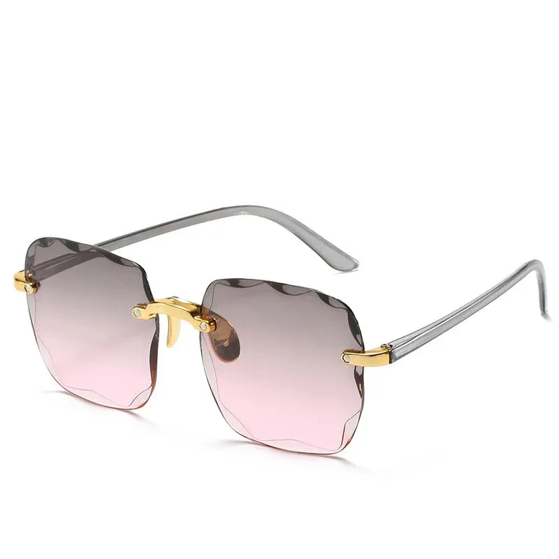 Rimless Designer Alloy Shades