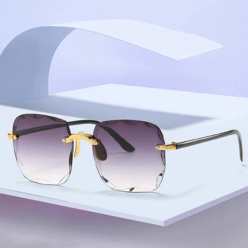 Rimless Designer Alloy Shades
