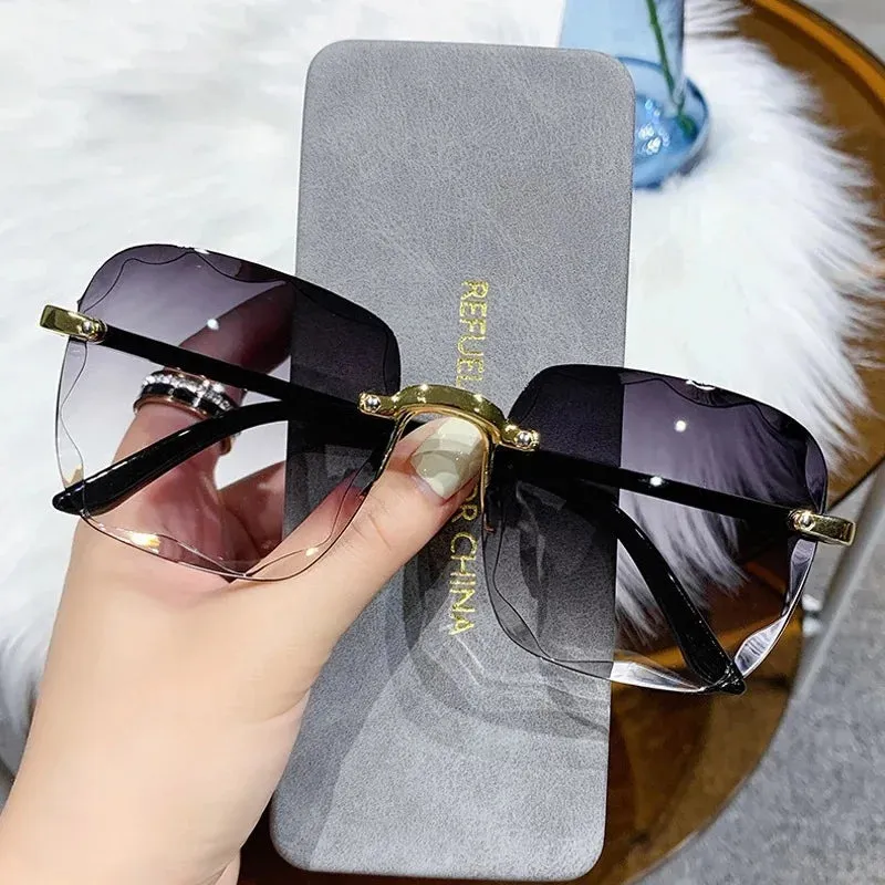 Rimless Designer Alloy Shades