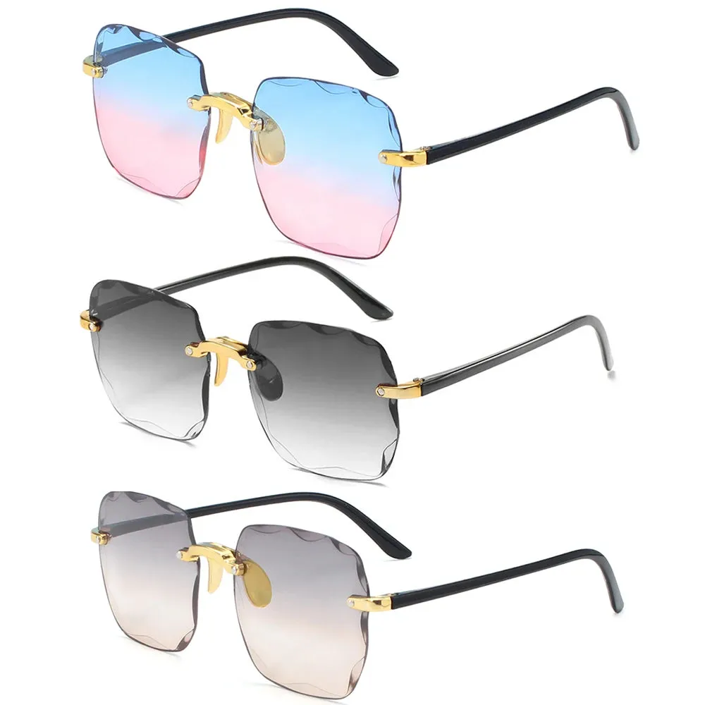 Rimless Designer Alloy Shades