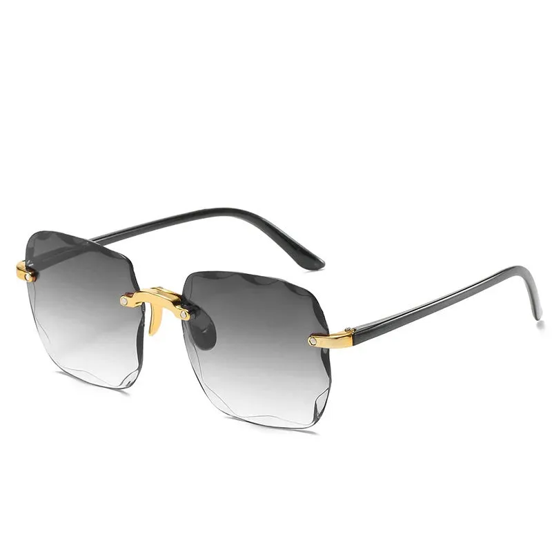 Rimless Designer Alloy Shades
