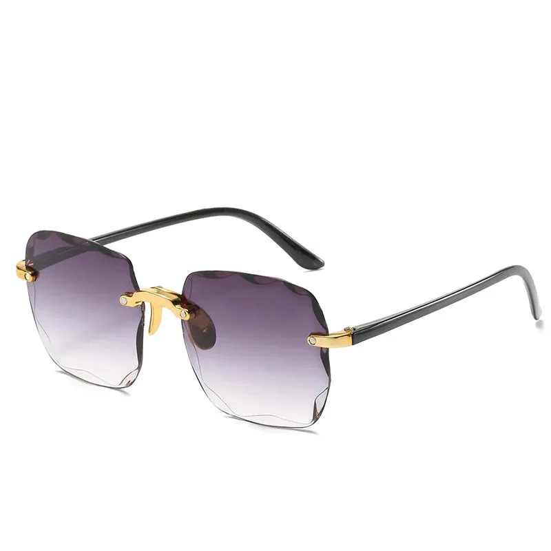 Rimless Designer Alloy Shades