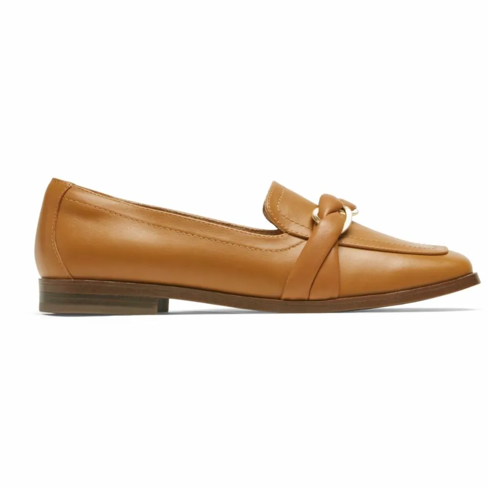 Rockport Women SUSANA WOVEN CHAIN HONEY LTHR
