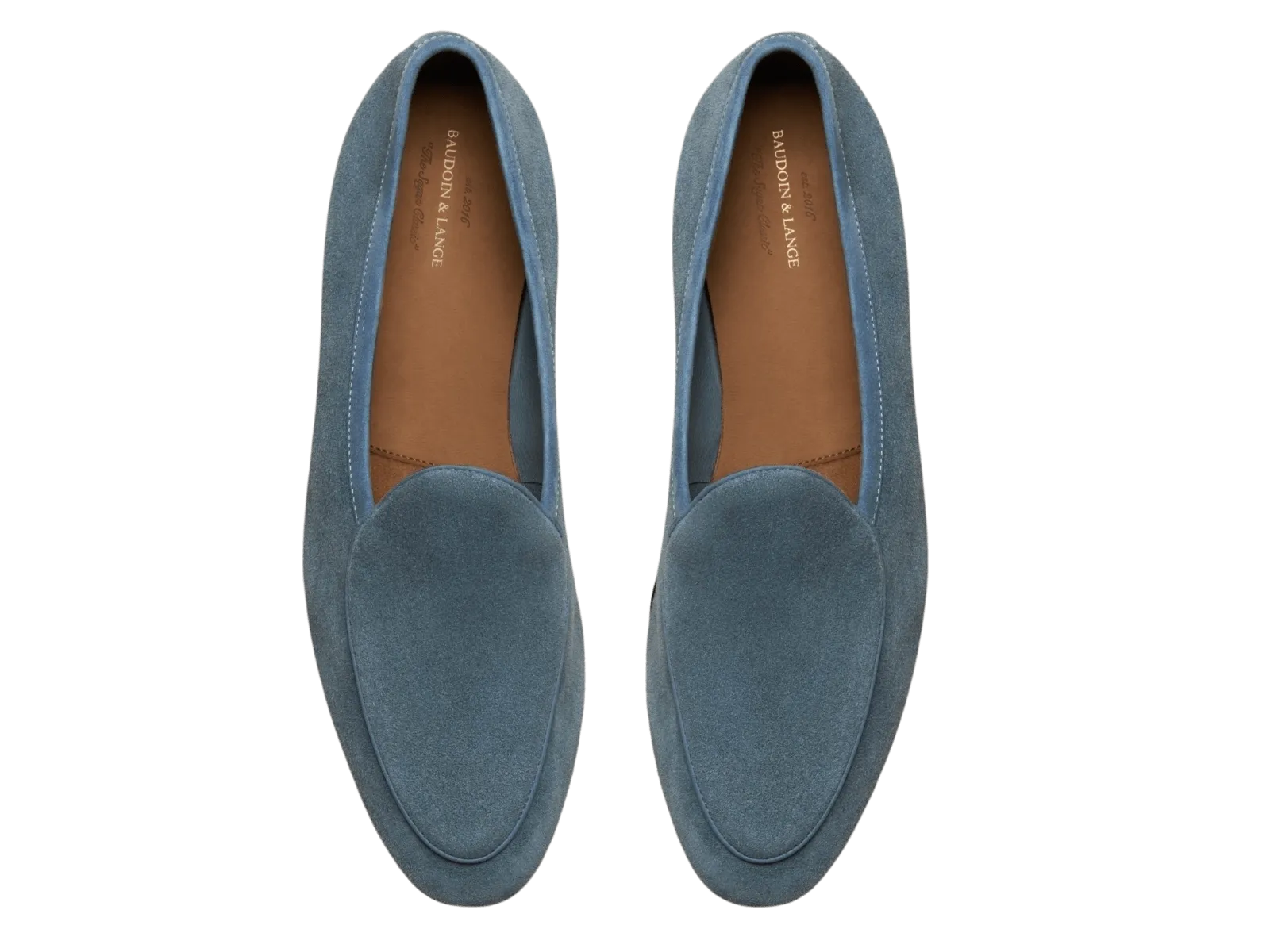 Sagan Classic Loafers in Thunder Blue Asteria Suede