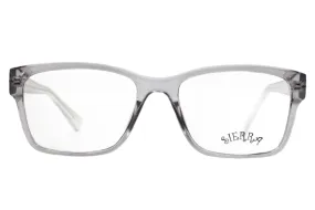 Sierra Crystal Clear Acetate Square Designer Eyeglasses