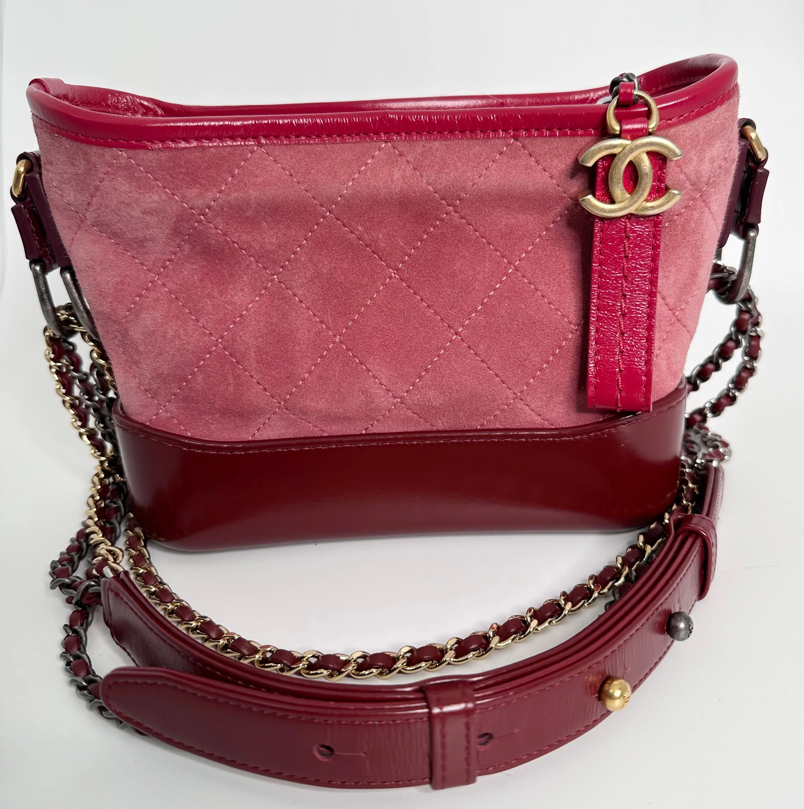 Suede Gabrielle Handbag