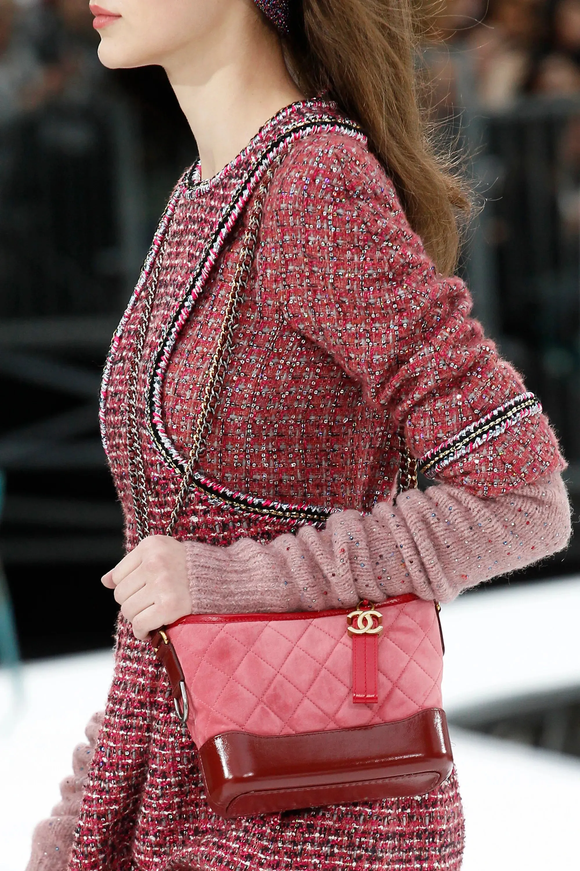 Suede Gabrielle Handbag