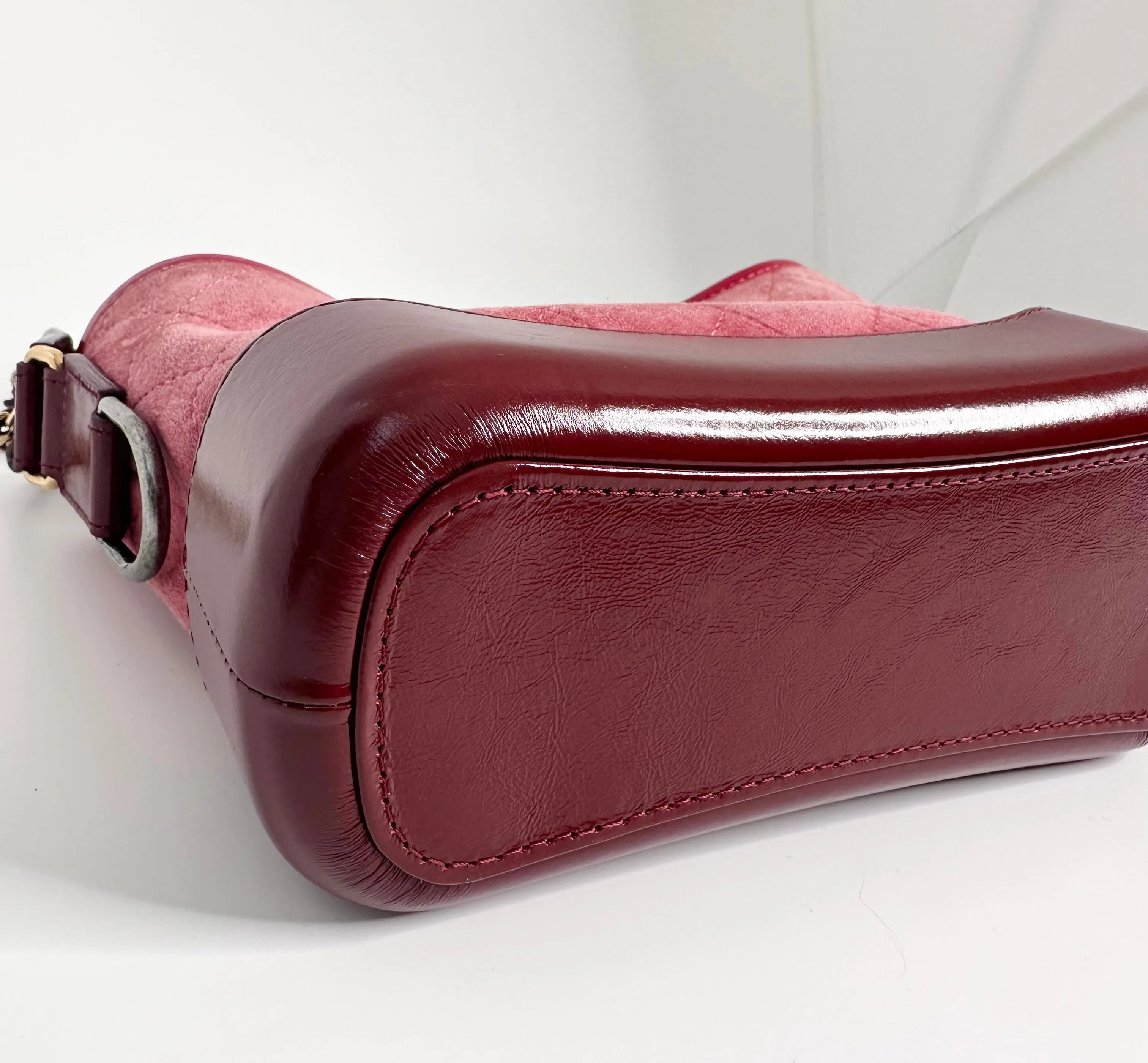 Suede Gabrielle Handbag