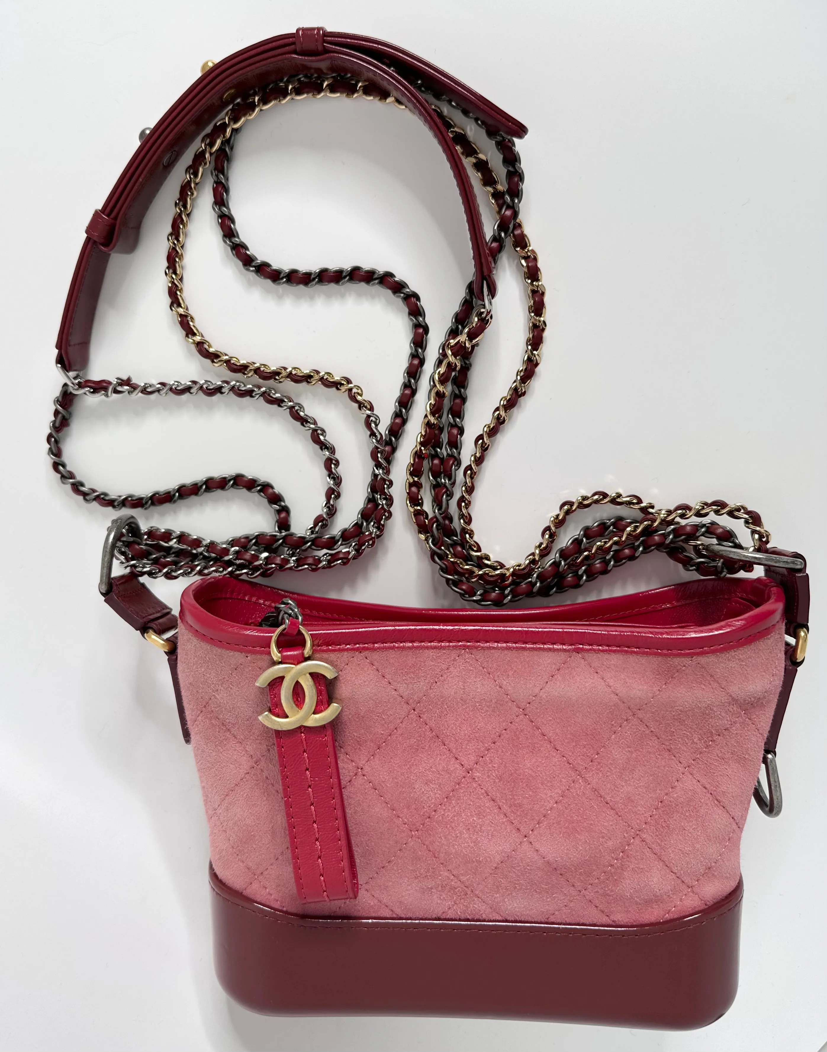Suede Gabrielle Handbag