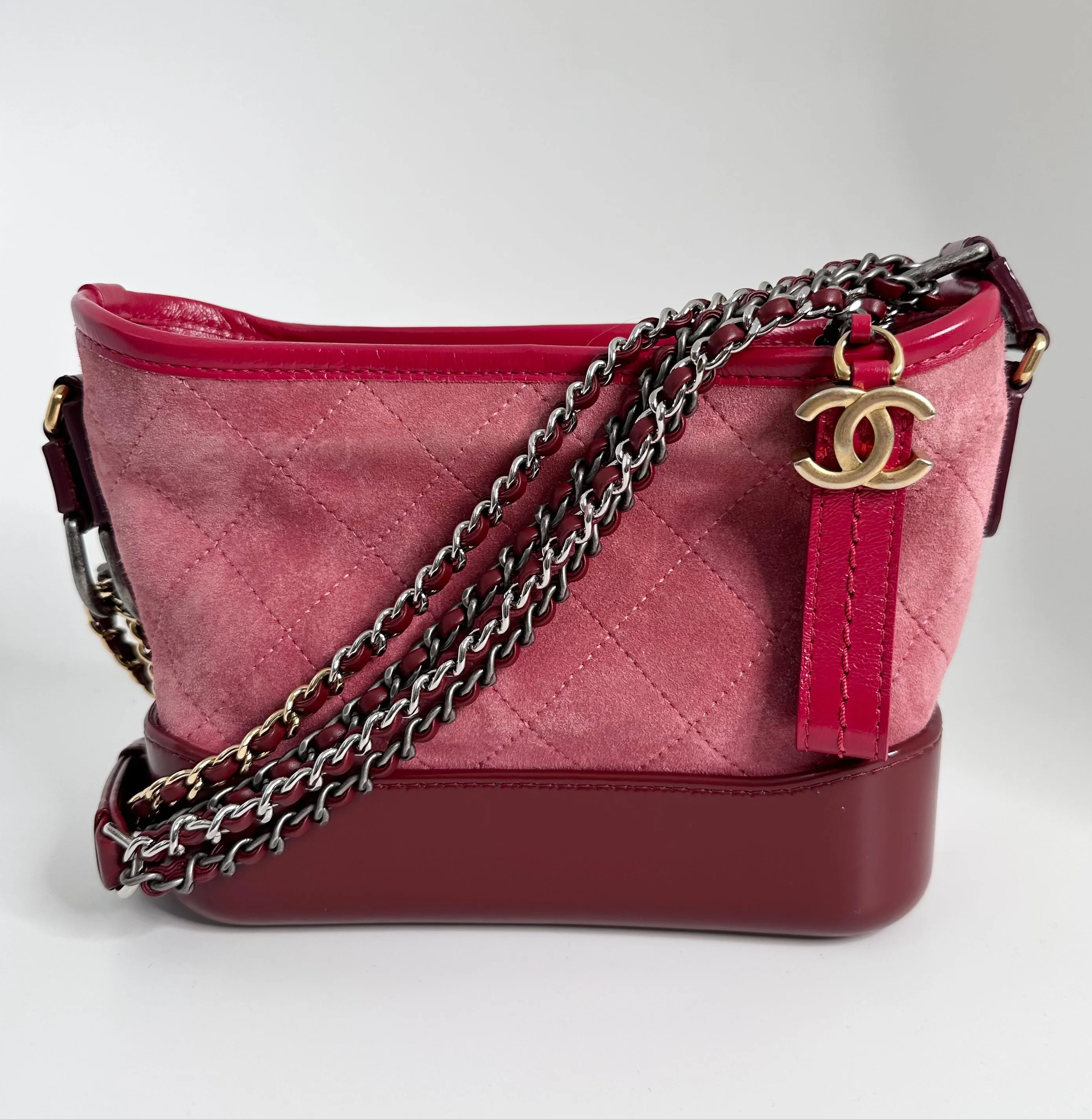 Suede Gabrielle Handbag