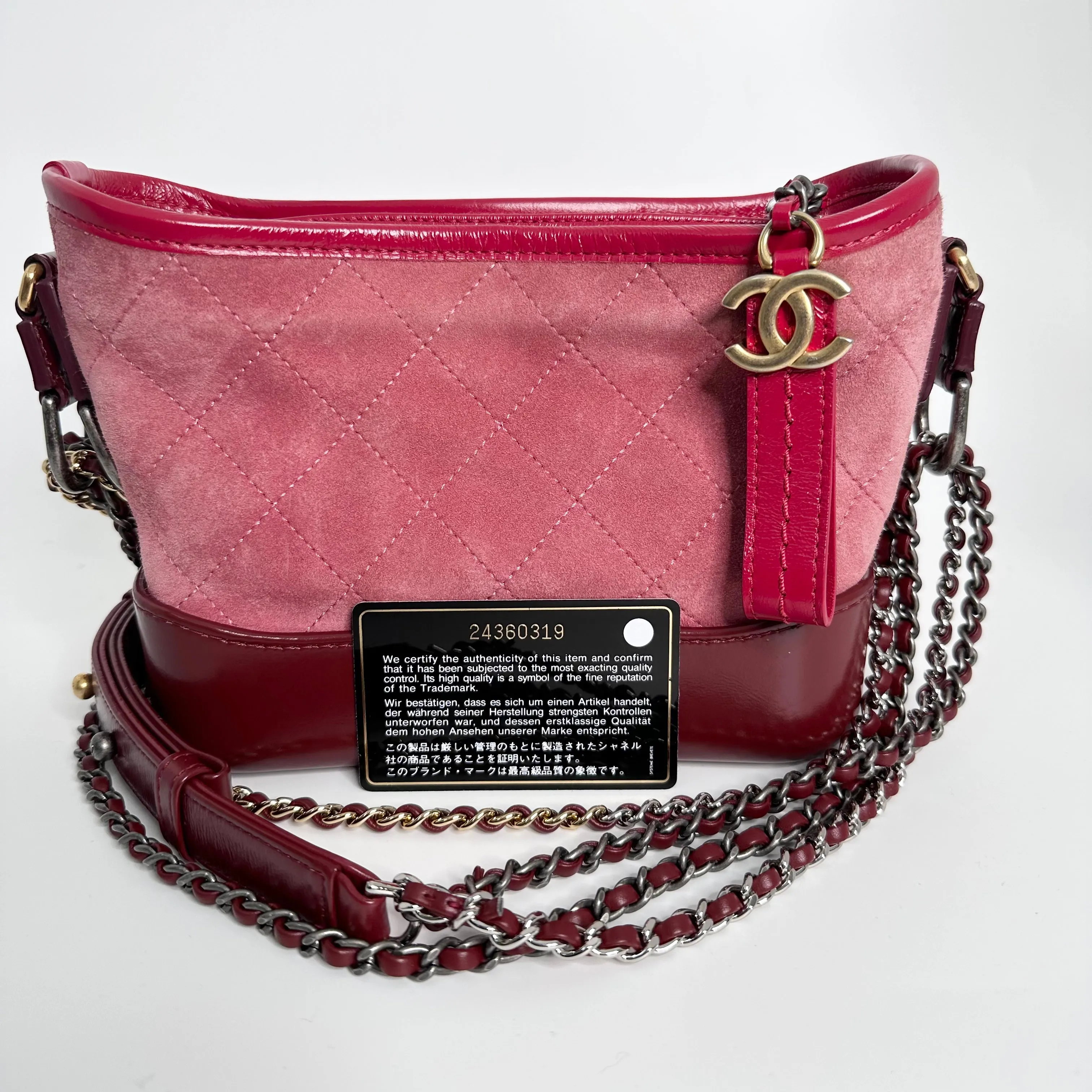 Suede Gabrielle Handbag