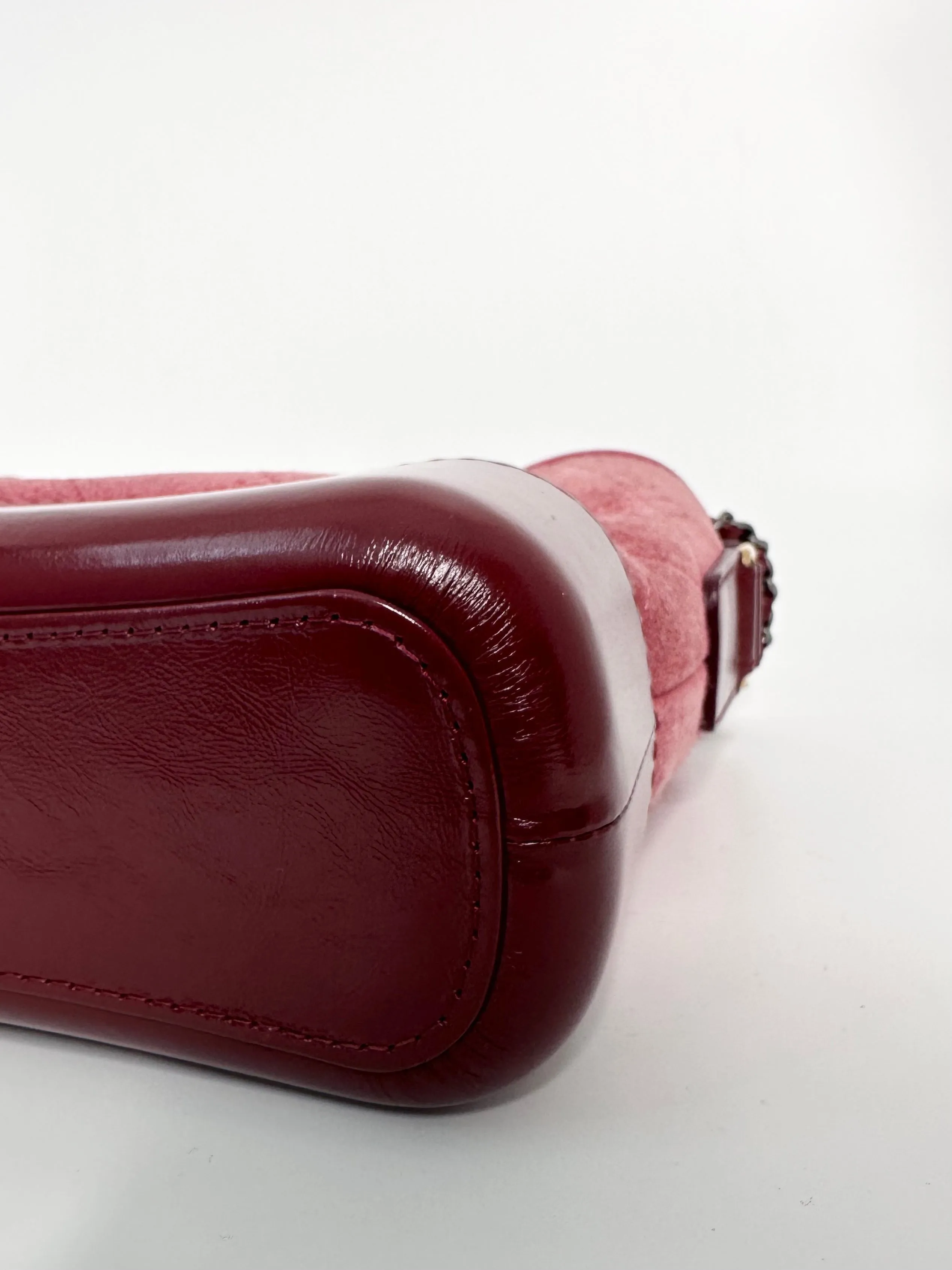 Suede Gabrielle Handbag