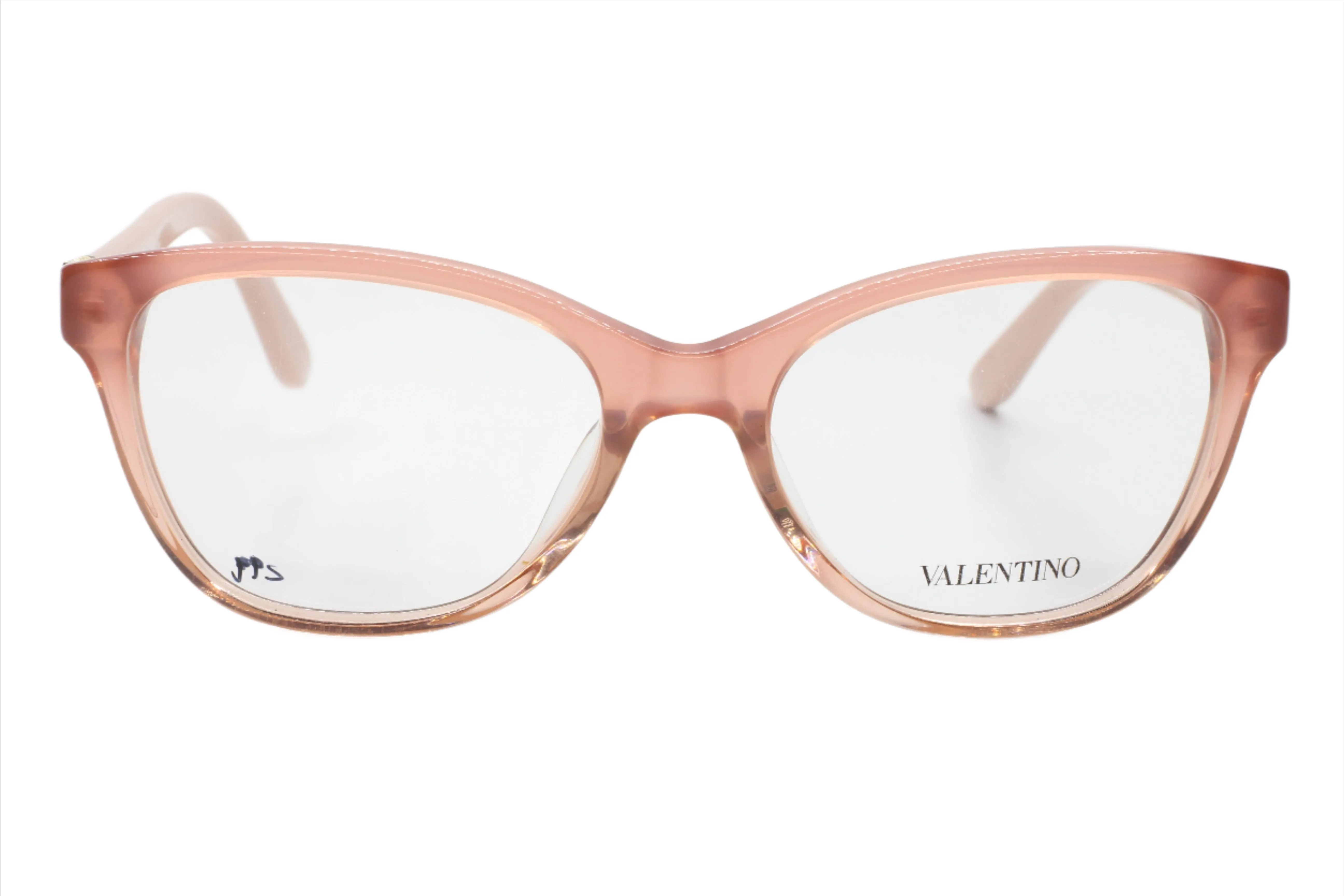 Valentino V2642 Pink Gold Studded Designer Eyeglasses