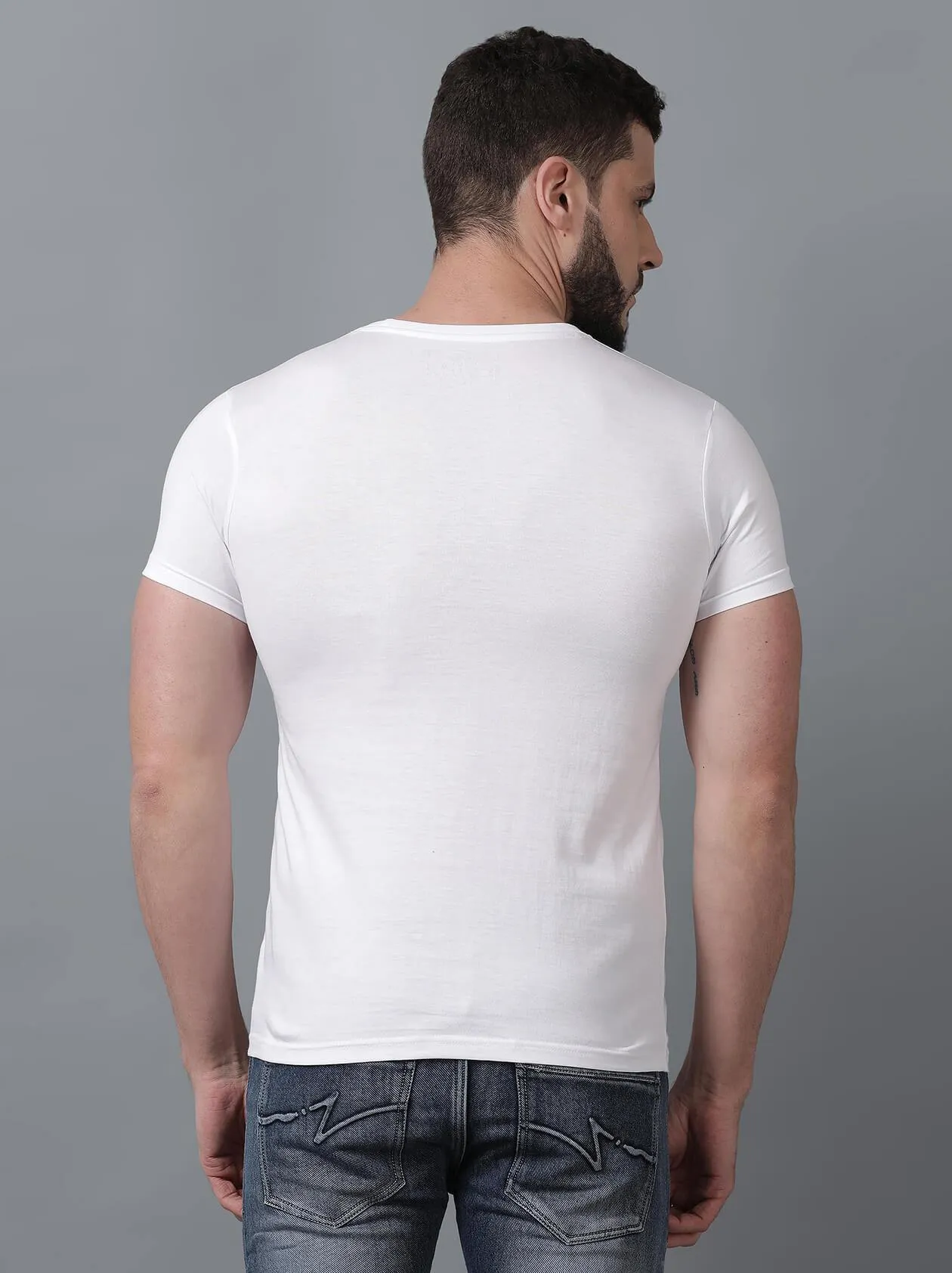 White T-Shirt for Men (MAQUIRE 1001)