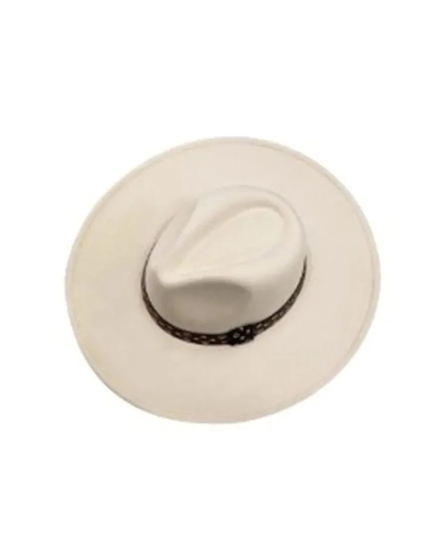 Wide Brim Monogram Fedora Hat